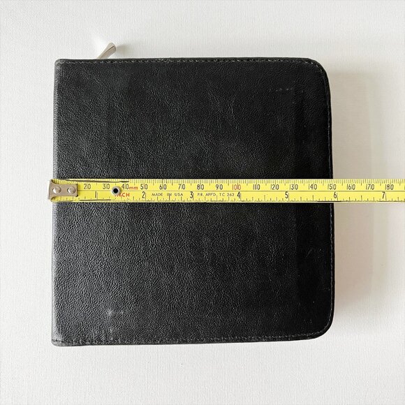 Travel Backgammon Set Portable Board Game Mini Portfolio Zippered Case 6" - Picture 4 of 4